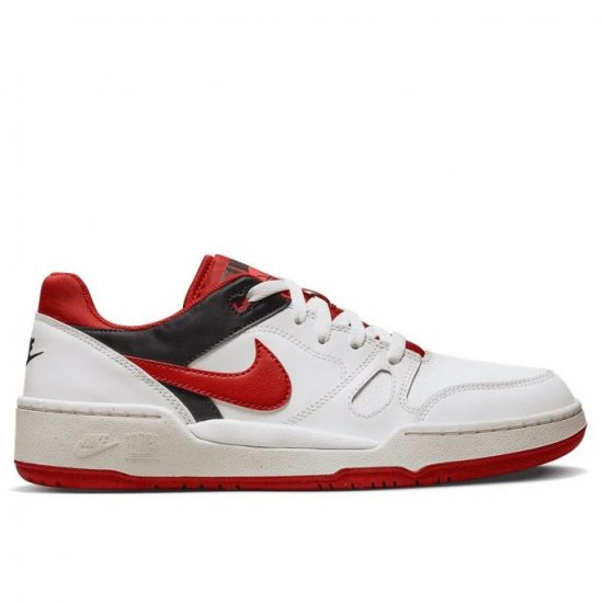 Nike FULL FORCE LO Men Sneakers Red-White - Herresko 40-52 - Herresko i store størrelser