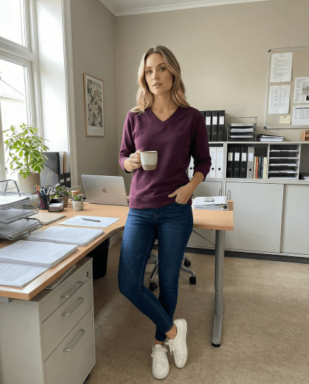 Nora Mikken GELINA Sweater Mauve Wine - DAMEKLÆR XS-XXL - 