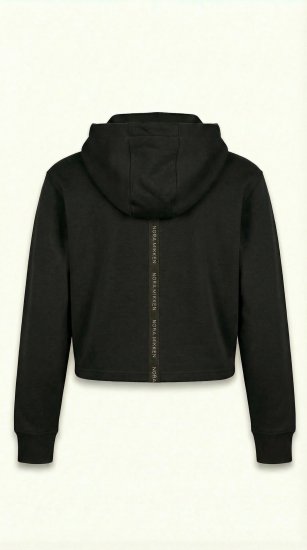 Nora Mikken KAMILLA Cropped Hoodie Black - DAMEKLÆR XS-XXL - 