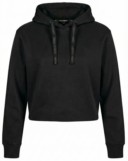Nora Mikken KAMILLA Cropped Hoodie Black - DAMEKLÆR XS-XXL - 