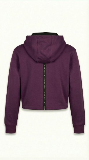 Nora Mikken KAMILLA Cropped Hoodie Mauve Wine - DAMEKLÆR XS-XXL - 