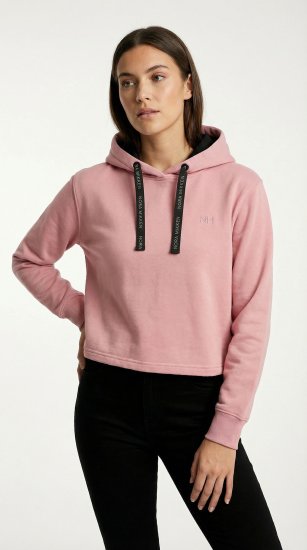 Nora Mikken KAMILLA Cropped Hoodie Peach Whip - DAMEKLÆR XS-XXL - 