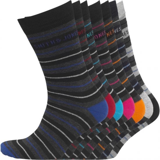 Smith & Jones Orkney 7-pack Socks - Undertøy & badetøy - Undertøy store størrelser 
