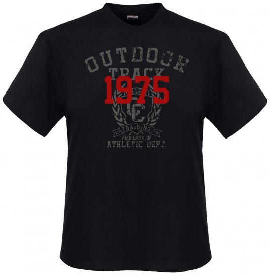 Adamo Outdoor track Comfort fit T-shirt Black - T-skjorter - Store T-skjorter - 2XL-14XL