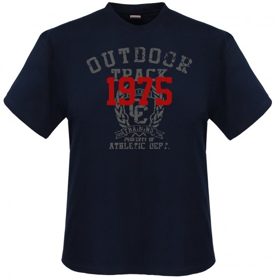 Adamo Outdoor track Comfort fit T-shirt Navy - T-skjorter - Store T-skjorter - 2XL-14XL