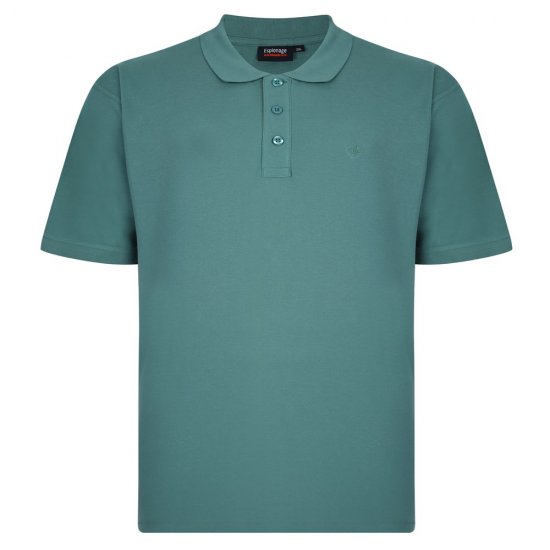 Espionage P074C Kortermet Piké Grangrønn - Polo- & piqueskjorter - Poloskjorte i store størrelser - 2XL-8XL