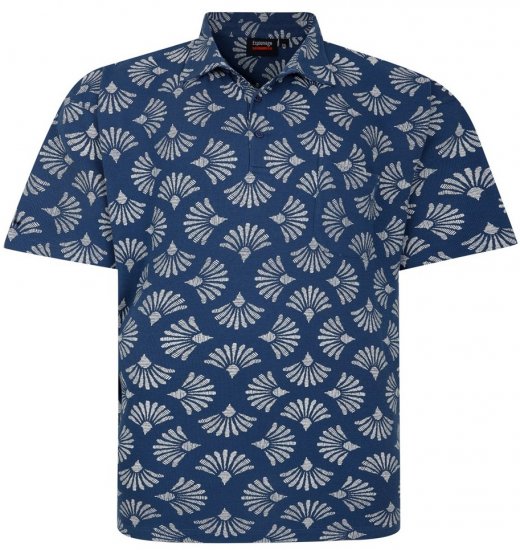 Espionage P219 poloskjorte med skjellmønster - Polo- & piqueskjorter - Poloskjorte i store størrelser - 2XL-8XL
