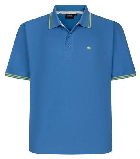 Espionage P232 Pikepoloskjorte turq/lime - Polo- & piqueskjorter - Poloskjorte i store størrelser - 2XL-8XL