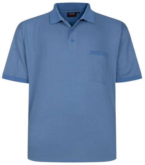 Espionage P234 mønstret poloskjorte - Polo- & piqueskjorter - Poloskjorte i store størrelser - 2XL-8XL