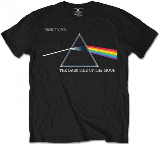 Pink Floyd The Dark Side of The Moon T-shirt Black - T-skjorter - Store T-skjorter - 2XL-14XL