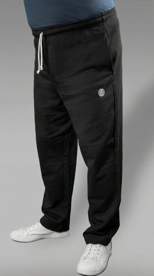 20 Nodi Ponente Long Leg Sports Pants in Combed Fleece Cotton Black - Sweatbukser og-shorts - Sweatbukser og Sweatshorts 2XL-12XL