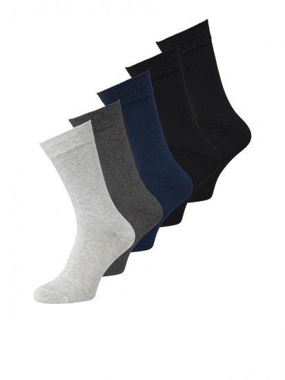 Jack & Jones Basic Bambussokker Svart 5-pakning - Undertøy & badetøy - Undertøy store størrelser 