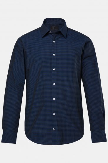 JP1880 Shirt Long Sleeve Kent Collar Navy - Skjorter - Store skjorter - 2XL-8XL