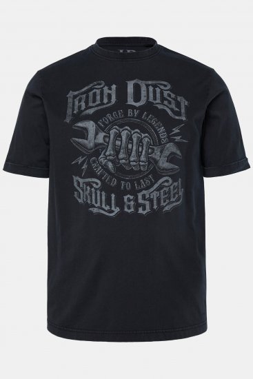 JP1880 T-Shirt Short Sleeve Chest Print Black - T-skjorter - Store T-skjorter - 2XL-14XL