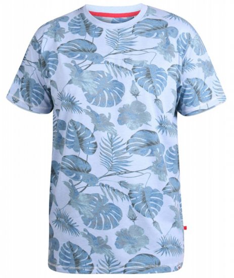 D555 Seymour T-shirt Blue - T-skjorter - Store T-skjorter - 2XL-14XL