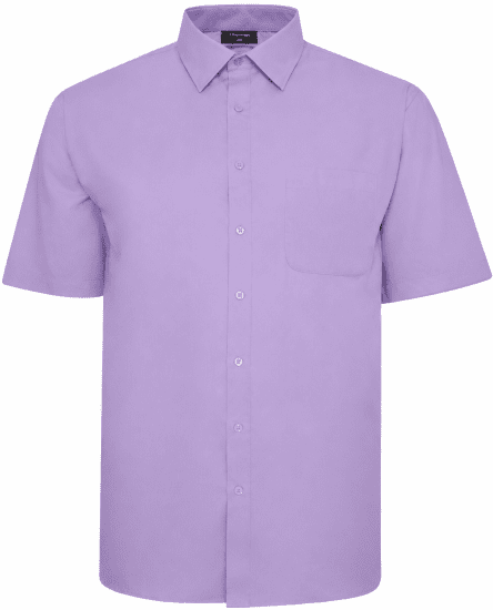 Espionage SH147C ensfarget kortermet skjorte lilla - Skjorter - Store skjorter - 2XL-8XL