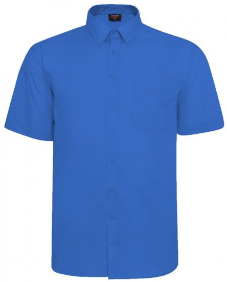 Espionage SH149 blå kortermet skjorte - Skjorter - Store skjorter - 2XL-8XL