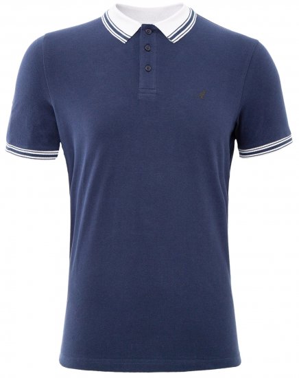 Kangol Shipley Polo Navy - Polo- & piqueskjorter - Poloskjorte i store størrelser - 2XL-8XL
