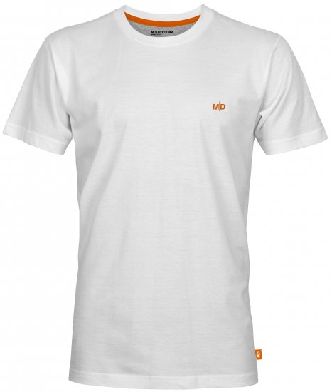 Motley Denim Stockholm T-shirt White - T-skjorter - Store T-skjorter - 2XL-14XL
