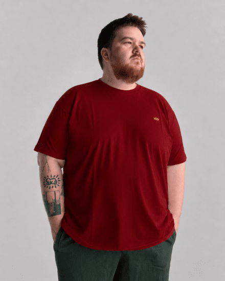 Motley Denim Stockholm T-shirt Red - T-skjorter - Store T-skjorter - 2XL-14XL