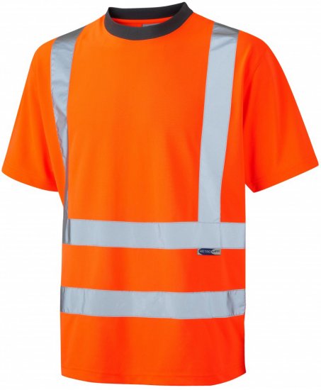 Leo Braunton Coolviz T-shirt Hi-Vis Orange - Arbeidsklær - Arbeidsklær, Skiklær og Regntøy store størrelser
