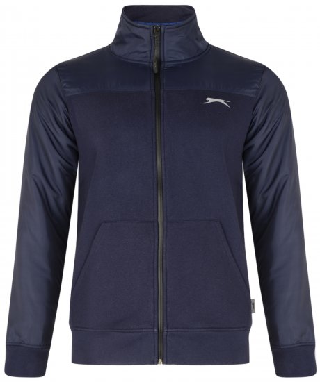 Slazenger Tatum Funnel Neck Navy - Gensere og hettegensere - Store hettegensere - 2XL-14XL