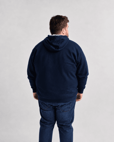 Motley Denim Copenhagen Hoodie Navy - Gensere og hettegensere - Store hettegensere - 2XL-14XL