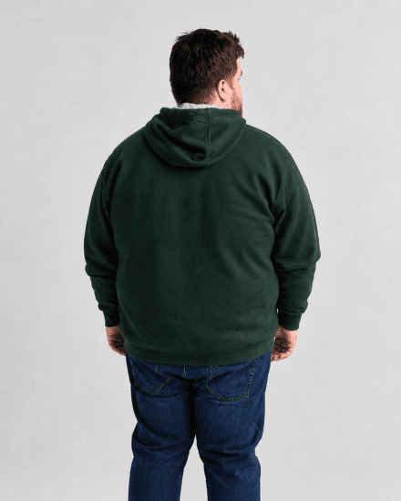 Motley Denim Copenhagen Hoodie Racing Green - Gensere og hettegensere - Store hettegensere - 2XL-14XL