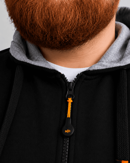 Motley Denim Copenhagen Hoodie Black - Gensere og hettegensere - Store hettegensere - 2XL-14XL