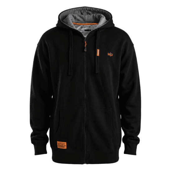 Motley Denim Copenhagen Hoodie Black - Gensere og hettegensere - Store hettegensere - 2XL-14XL