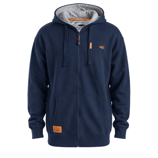 Motley Denim Copenhagen Hoodie Dark Indigo - Gensere og hettegensere - Store hettegensere - 2XL-14XL