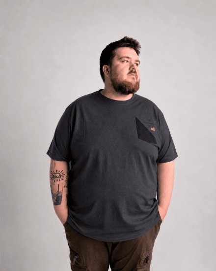 Motley Denim Milan T-skjorte Koksgrå - T-skjorter - Store T-skjorter - 2XL-14XL