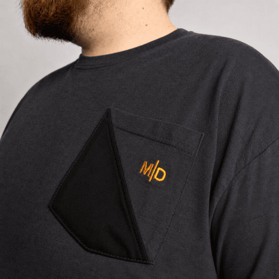 Motley Denim Milan T-skjorte Koksgrå - T-skjorter - Store T-skjorter - 2XL-14XL