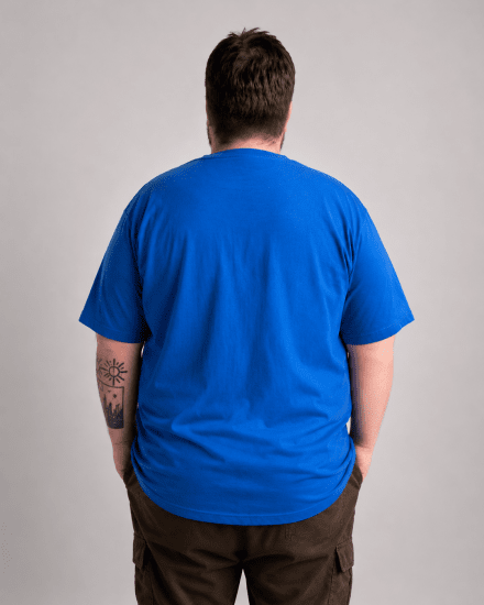 Motley Denim Milan T-skjorte Kongeblå - T-skjorter - Store T-skjorter - 2XL-14XL
