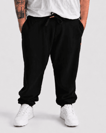 Motley Denim Berlin Sweatpants Black - Sweatbukser og-shorts - Sweatbukser og Sweatshorts 2XL-12XL