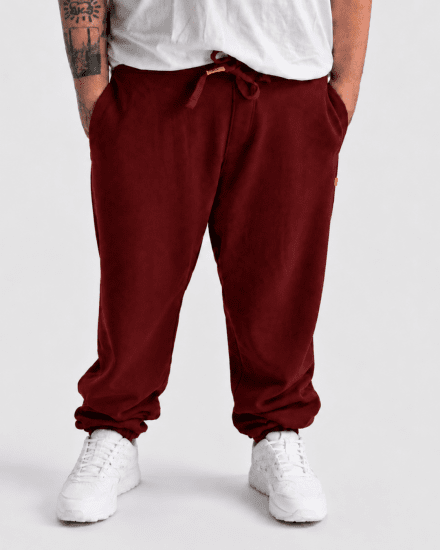 Motley Denim Berlin Sweatpants Red - Sweatbukser og-shorts - Sweatbukser og Sweatshorts 2XL-12XL