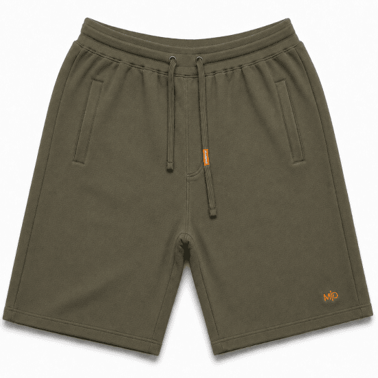 Motley Denim Paris Sweatshorts Dark Khaki - Sweatbukser og-shorts - Sweatbukser og Sweatshorts 2XL-12XL