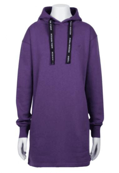 Nora Mikken KRISTINA Long Hoodie Purple - Gensere og hettegensere - 
