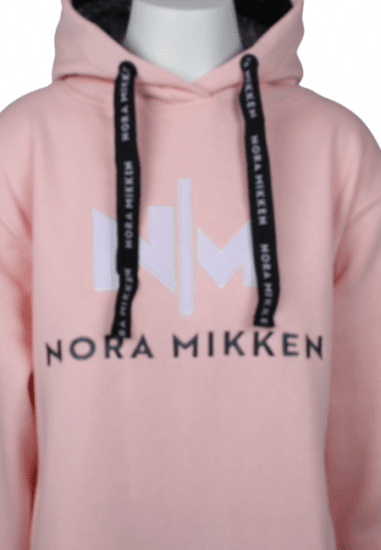 Nora Mikken KADRI WHITE Long Hoodie Pink - DAMEKLÆR XS-XXL - 