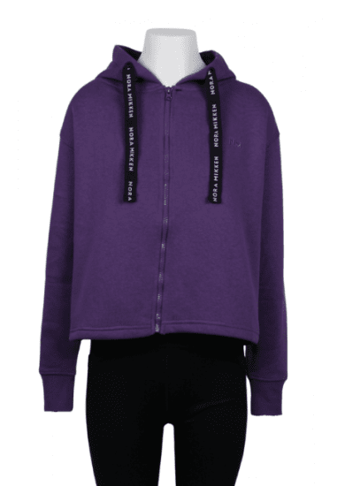 Nora Mikken GERTRUD Cropped Hoodie Purple - DAMEKLÆR XS-XXL - 