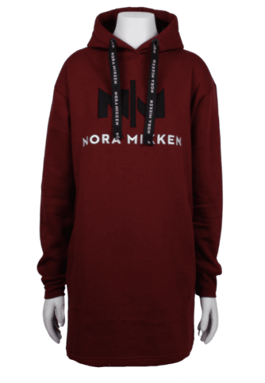 Nora Mikken KADRI Long Hoodie Burgundy - Gensere og hettegensere - Gensere og hettegensere til dame