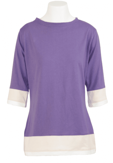 Nora Mikken ANNELI T-Shirt Purple - T-skjorter - 