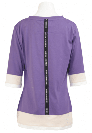 Nora Mikken ANNELI T-Shirt Purple - T-skjorter - 