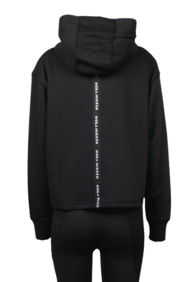 Nora Mikken GERTRUD Cropped Hoodie Black - Gensere og hettegensere - Gensere og hettegensere til dame