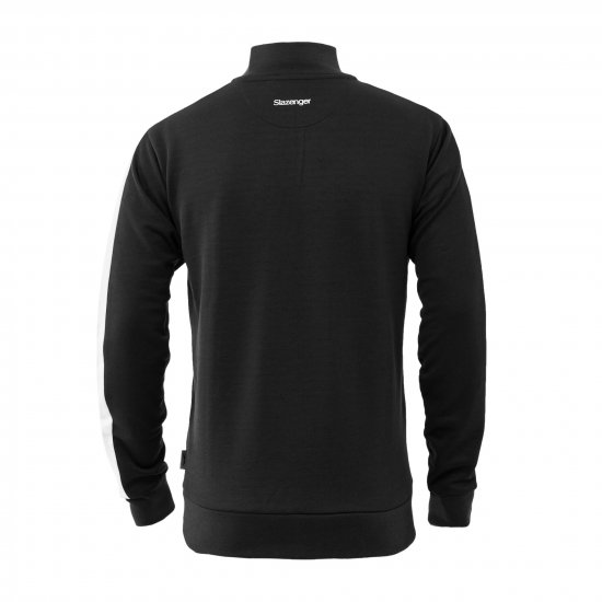 Slazenger Vince track Jacket Black - Gensere og hettegensere - Store hettegensere - 2XL-14XL