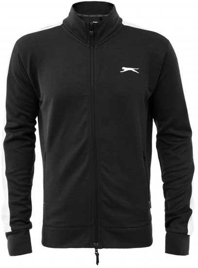 Slazenger Vince track Jacket Black - Gensere og hettegensere - Store hettegensere - 2XL-14XL