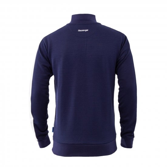 Slazenger Vince Track Jacket Navy - Gensere og hettegensere - Store hettegensere - 2XL-14XL