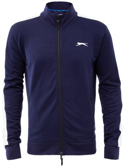 Slazenger Vince Track Jacket Navy - Gensere og hettegensere - Store hettegensere - 2XL-14XL