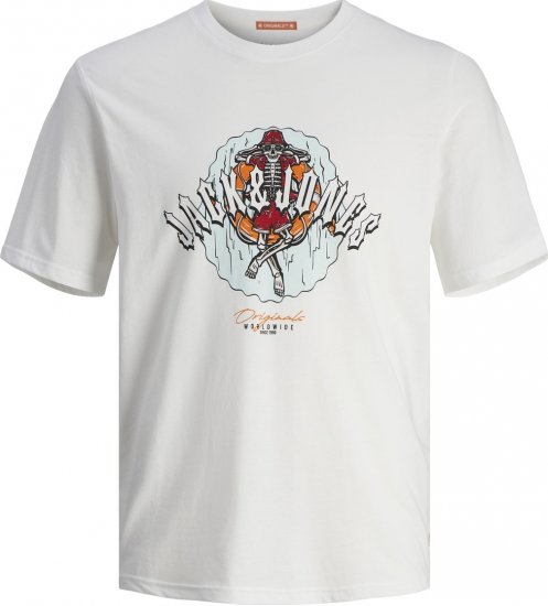 Jack & Jones JORCOCONUT T-shirt Bright White - T-skjorter - Store T-skjorter - 2XL-14XL
