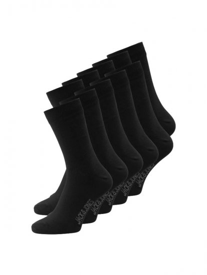 Jack & Jones Jens Sokker Svart 10-pakning - Undertøy & badetøy - Undertøy store størrelser 